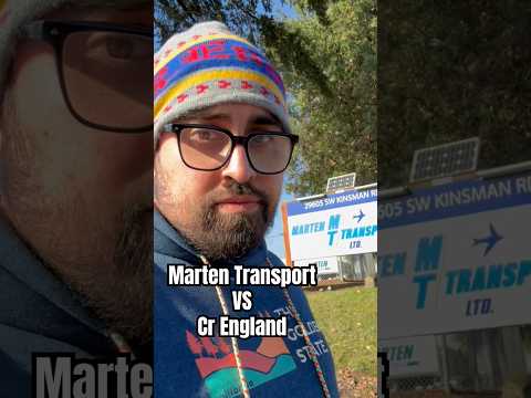 Is Marten Transport good or bad? (Another Cr England?)