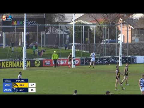 Round 15 SANFL Snapshot - South's Nic Schwarz goals from point of centre square