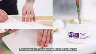 Artist Austin Eddy On Using Matte Medium As A Collage Adhesive | Liquitex