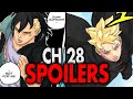 Boruto Kawaki VS The SHINJU Boruto Two Blue Vortex Chapter 28 Spoilers