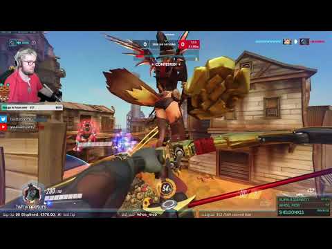 ARRGE INSANE HANZO! [ OVERWATCH SEASON 24 TOP 500 ]