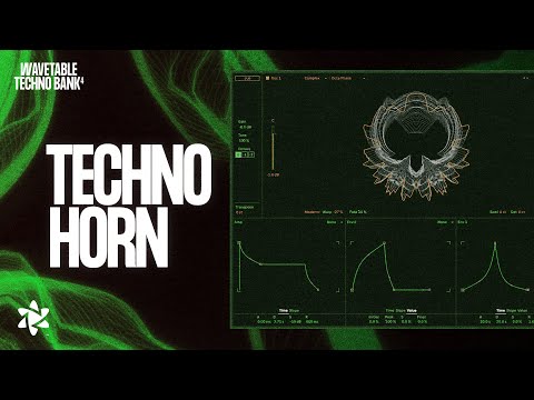 How to make a CRAZY TECHNO  Horn Synth (free preset)