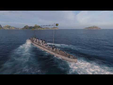 World of Warships - II T�TRA EU D 1st Co-op PvE – Std. Battle – ISLANDS - YouTube