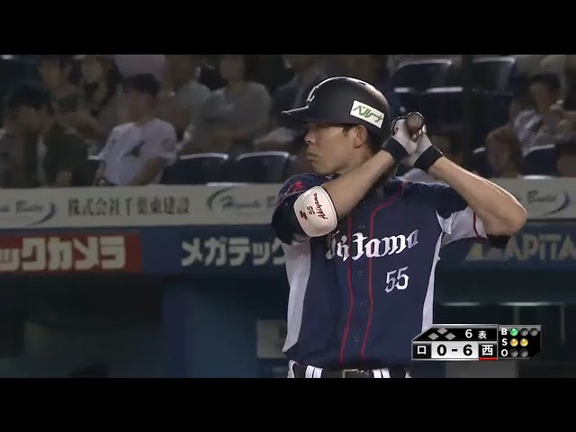 【6回表】球団タイ記録!! ライオンズ・秋山が今シーズン「193」安打到達を決めた技ありの一打 2015/9/5 M-L