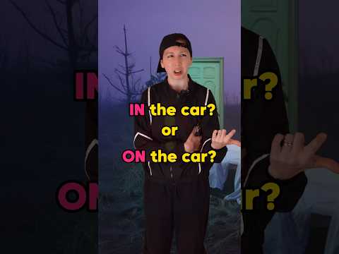 ✈️ 🚌 IN vs ON with transportation 🚗 😍🩷 #learnenglish  #english