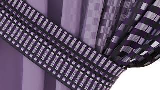 Комплект штор «Фирикрос (фиолетовый)» — видео о товаре