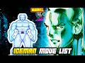 ICEMAN MOVE LIST - Marvel vs. Capcom 2: New Age of Heroes (MvC2)