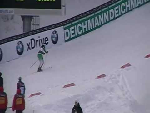 Rory Morrish Finishing his Qualifying Race at Holmenkollen 2011