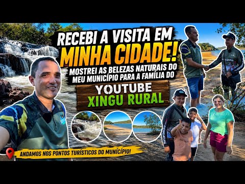RECEBI O @XinguRural  NA MINHA CIDADE! MOSTREI UM PARAÍSO ESCONDIDO NO TOCANTINS
