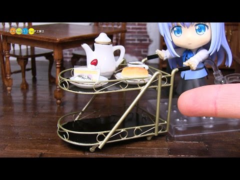 DIY Miniature Tea cart　ミニチュアティーカート作り Video