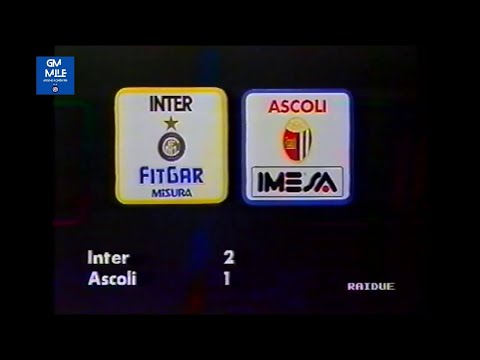 1991-92 (10^ - 17-11-1991) INTER-Ascoli 2-1 [Berti,R.Ferri,Troglio] Servizio DomenicaSprint Rai2
