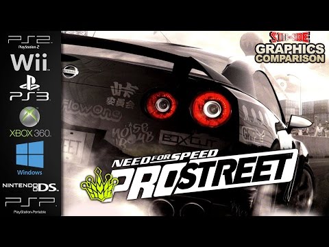 Need for Speed ProStreet | Graphics Comparison | ( PS2 , Wii , PS3, Xbox 360 , PC , NDS , PSP )