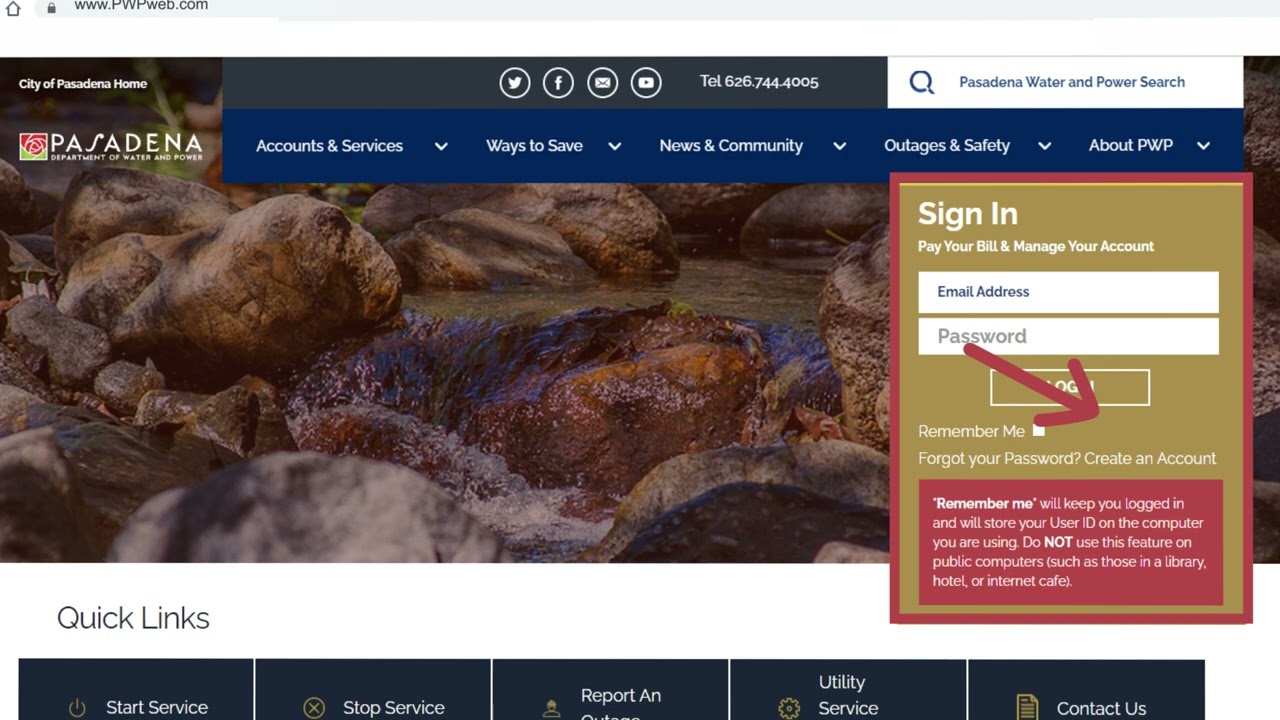 How to Log-in: New PWP Customer Portal Registration