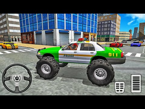 Police Monster Truck Stunts Driving Simulator 2020 - Android Gameplay