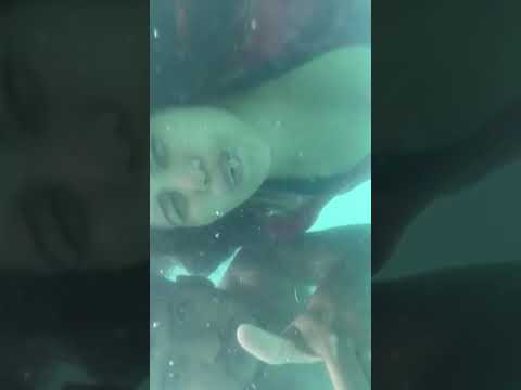 Suely e Marcos Mergulhando