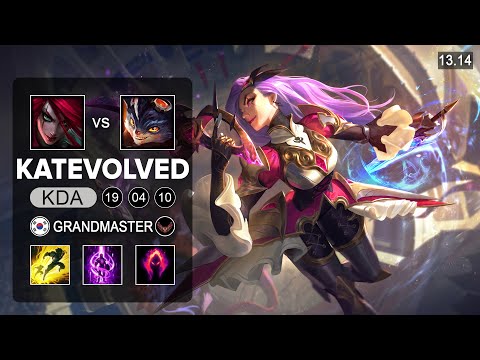 KatEvolved Katarina vs Rumble Mid - KR Grandmaster - Patch 13.14 Season 13