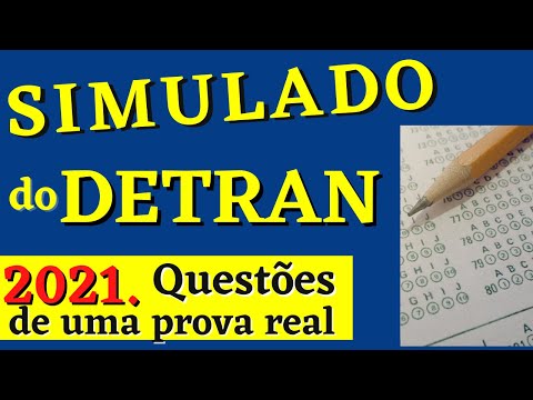 DETRAN 2021 SIMULATION – REAL EXAM QUESTIONS ASSESSED IN ALL REGIONS
