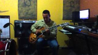 Richie Morales twin reverb - amp Gibson ES 137 custom Jazz