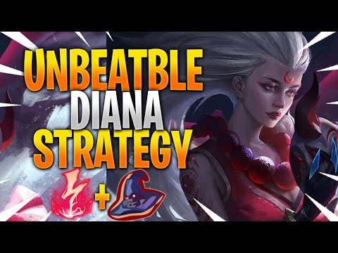 NEW DIANA BUILD TO 1V5 YOUR GAMES!! DIANA FULL Gameplay - League of Legends