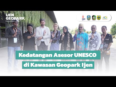 Kedatangan Asesor UNESCO di Kawasan Geopark Ijen