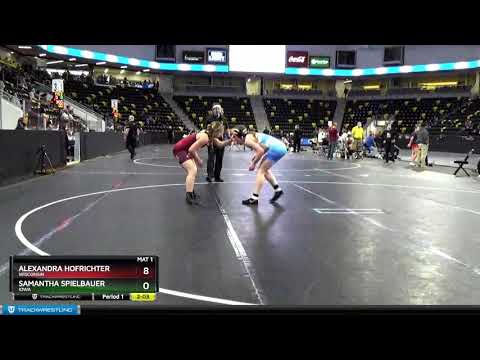 High School Girls 152 Alexandra Hofrichter Wisconsin Vs Samantha Spielbauer Iowa