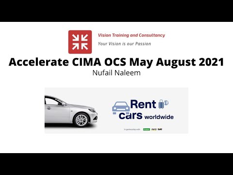 Accerlerate CIMA May August 2021 Preseen Analysis #CIMAGLOBAL #AICPA #CGMA #NUFAILNALEEM #FLP #OCS