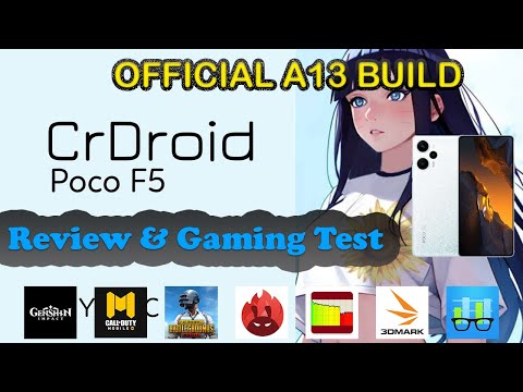 Crdroid 9.12 Official A13 For Poco F5 / Redmi Note 12 Turbo | Review & Gaming Test