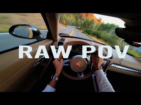 Empty Mountain Road Driving - Flat Out / 981 Porsche Cayman 4K POV
