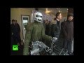 Military cyborg biker presented to Putin - YouTube