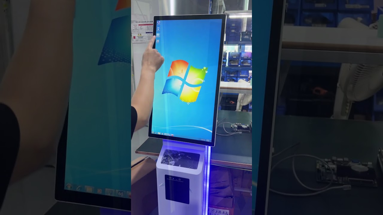 Introducing the Ultimate All-in-One Self-Service Kiosk Complete with Built-in Printer & Windows OS!