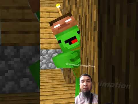 Mikey threatens JJ - MAIZEN Minecraft  Animation ‎@KamuiAnimation  #minecraft #animation #shorts