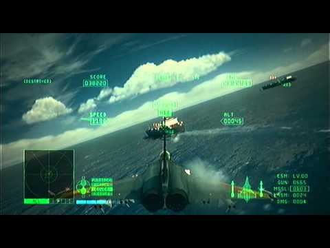 Ys Combat 6 - Ace of Aces: Mission 9 Heavy Command Cruiser (1/2)