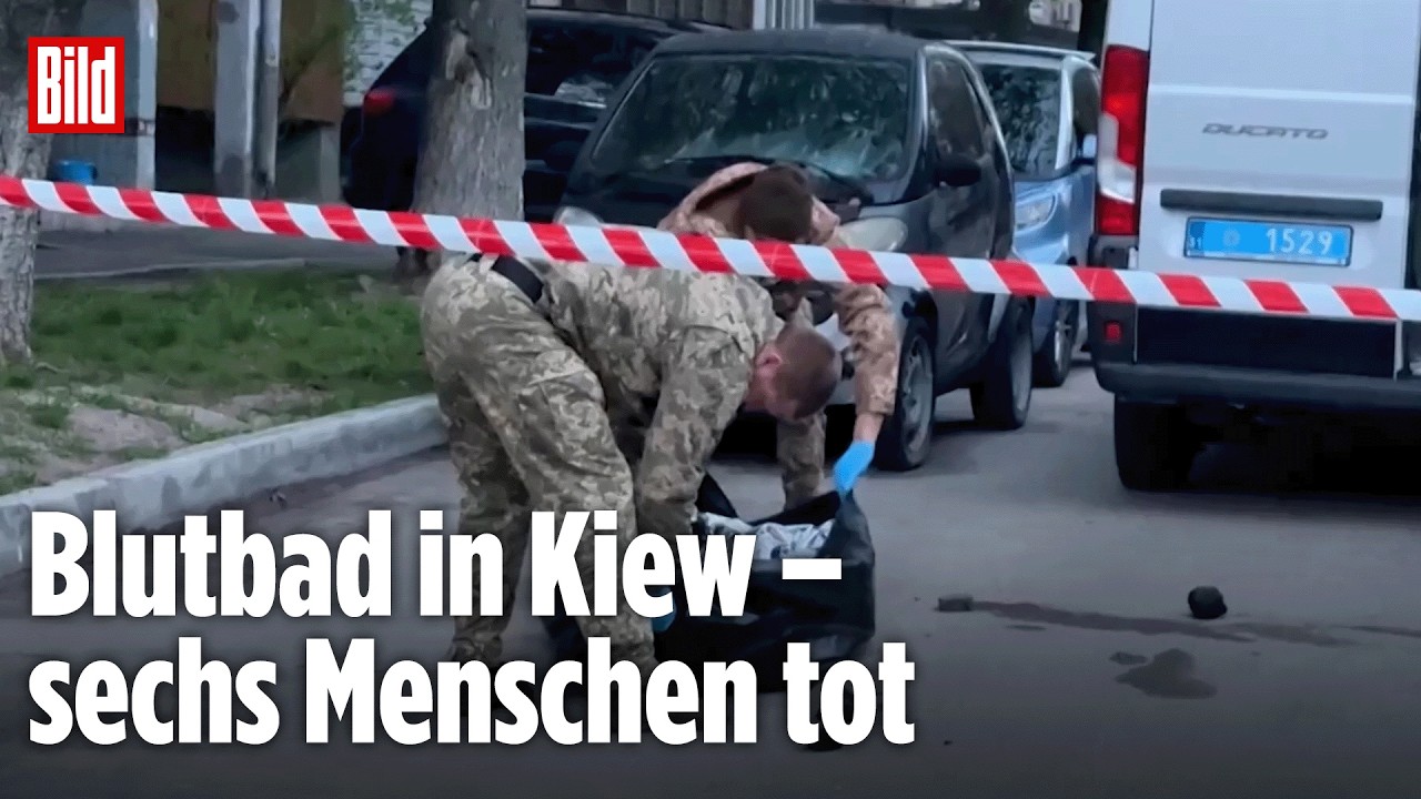 KIEW: Schütze tötet sechs Menschen – Geiseldrama im Supermarkt eskaliert