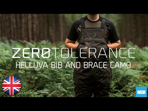 NASH - Nohavice Zero Tolerancia Helluva Waterproof Bib and Brace Camo veľ. L