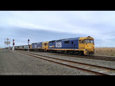 7731V Grain Train Arrives At Gheringhap For Fuel (20/2/2022) - PoathTV Australian Railways