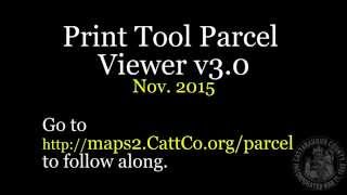 Print Tool - Cattaraugus County Parcel Viewer v3.0