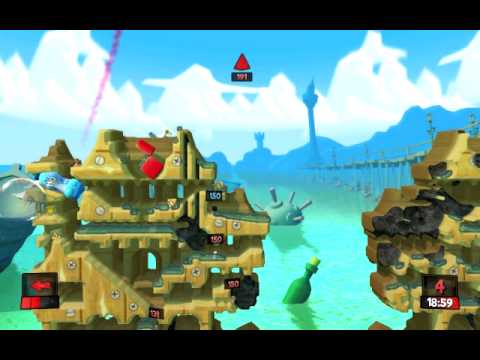 Holy Hand Grenade on Worms Revolution