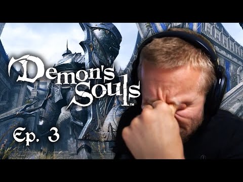 The RAGE BEGINS! | The death counter starts rising & TOWER KNIGHT! | Quin69 - Demon's Souls | Ep.3