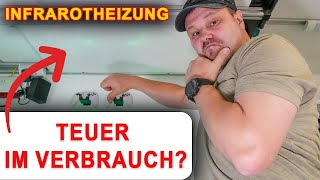 Heizen mit Infrarot! Was kostet es wirklich? Infrarotheizung Kosten pro Monat, das habe ich bezahlt!