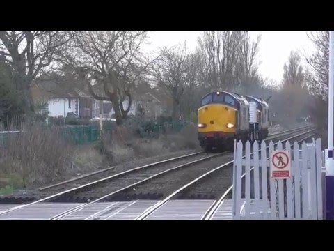 37059/37607 6c52 Heysham - Sellafield flask, 23rd December 2015