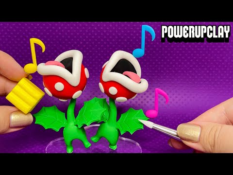 Making Piranha Plants on Parade from Super Mario Bros. Wonder | Polymer Clay
