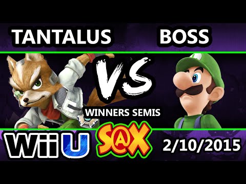 S@X - WS | Boss (Luigi) Vs. VGBC | Tantalus (Fox) SSB4 Winners Semis - Smash 4 - Smash - Wii U