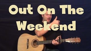 Out On The Weekend (Neil Young) Easy Guitar Lesson How to Play Tutorial