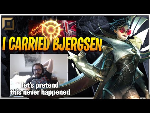 TSM BJERGSEN Praised my Vayne Top after I CARRIED HIM - Challenger Vayne