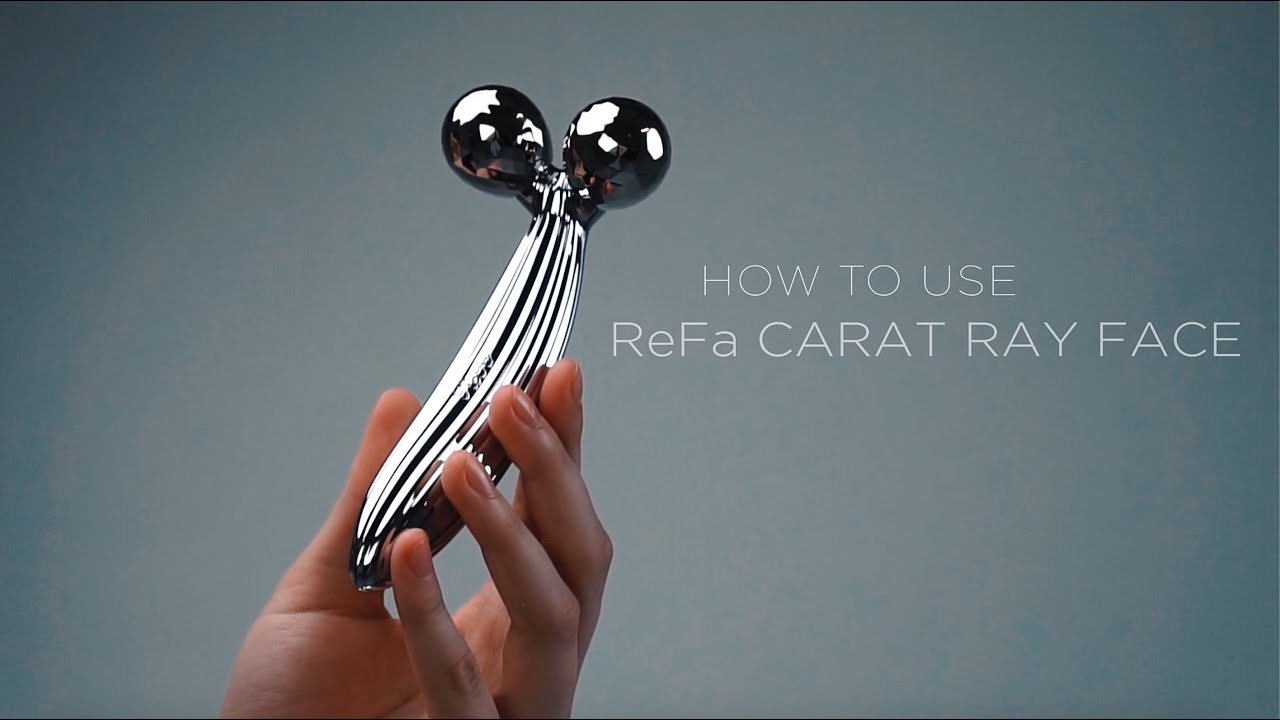 Маcсажер для лица и тела микротоковый ReFa CARAT RAY FACE CFR-305 video preview