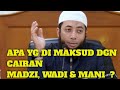 Apa Itu Madzi Wadi Mani Khalid Basalamah