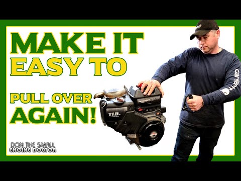 Briggs & Stratton Engine Hard To Pull Over! Step By Step Repair With Donyboy73