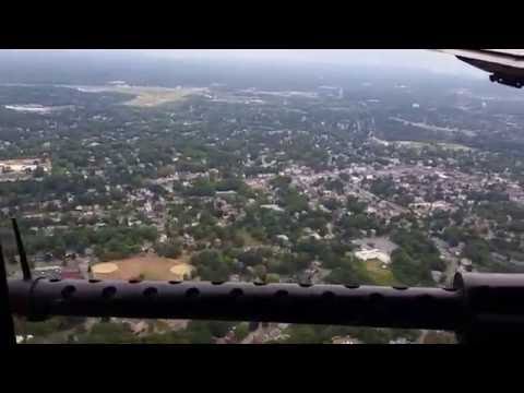 B-24 "Witchcraft" over Danvers, MA.
