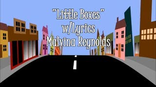 Little Boxes "Weeds Theme" (Lyrics On Screen) Malvina Reynolds