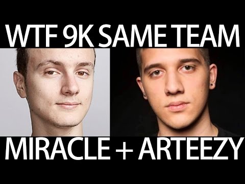 2 GoDs In the Same Team WTF!!? Miracle TA Arteezy Slark End Fast Please